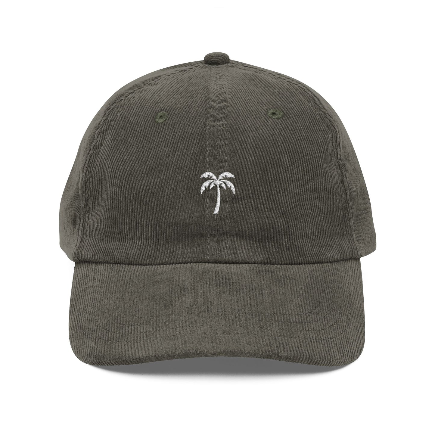 Corduroy Palm Tree Baseball Cap