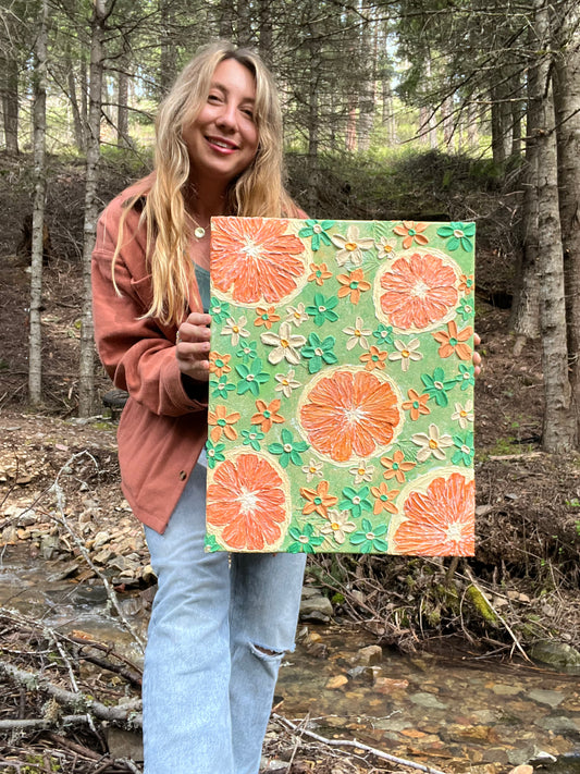 Orange Marmalade: Original Painting