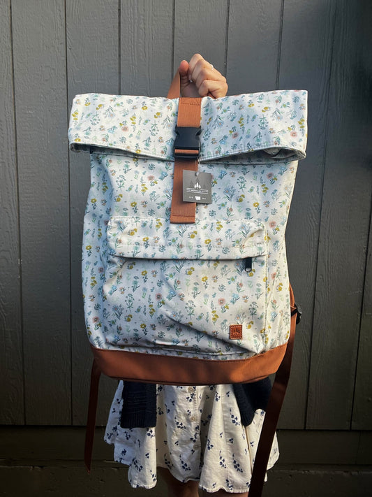 Spring Floral Adventure Backpack