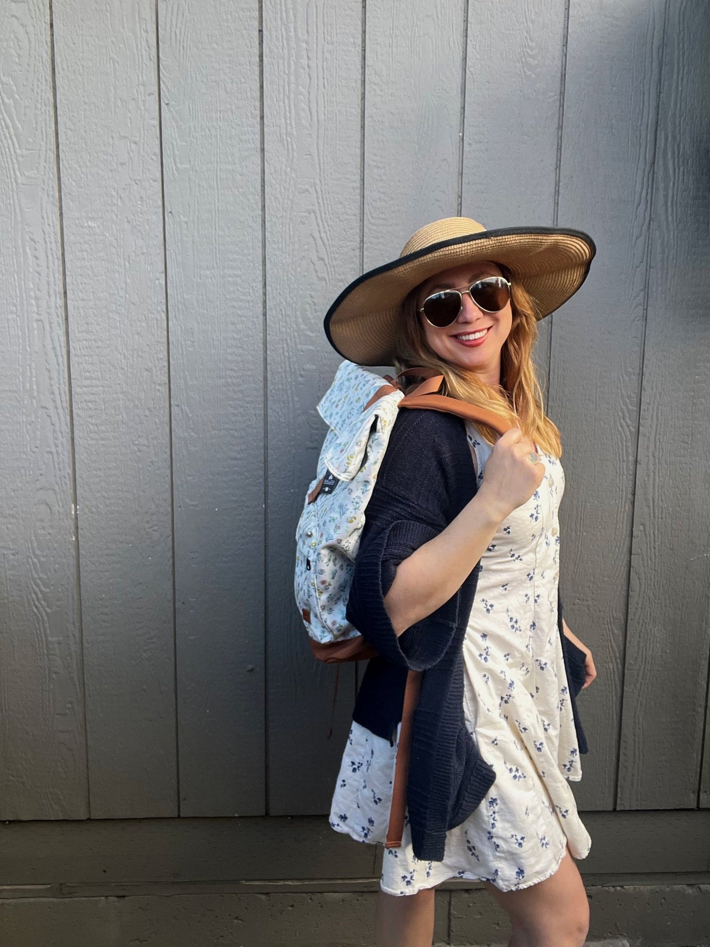 Spring Floral Adventure Backpack