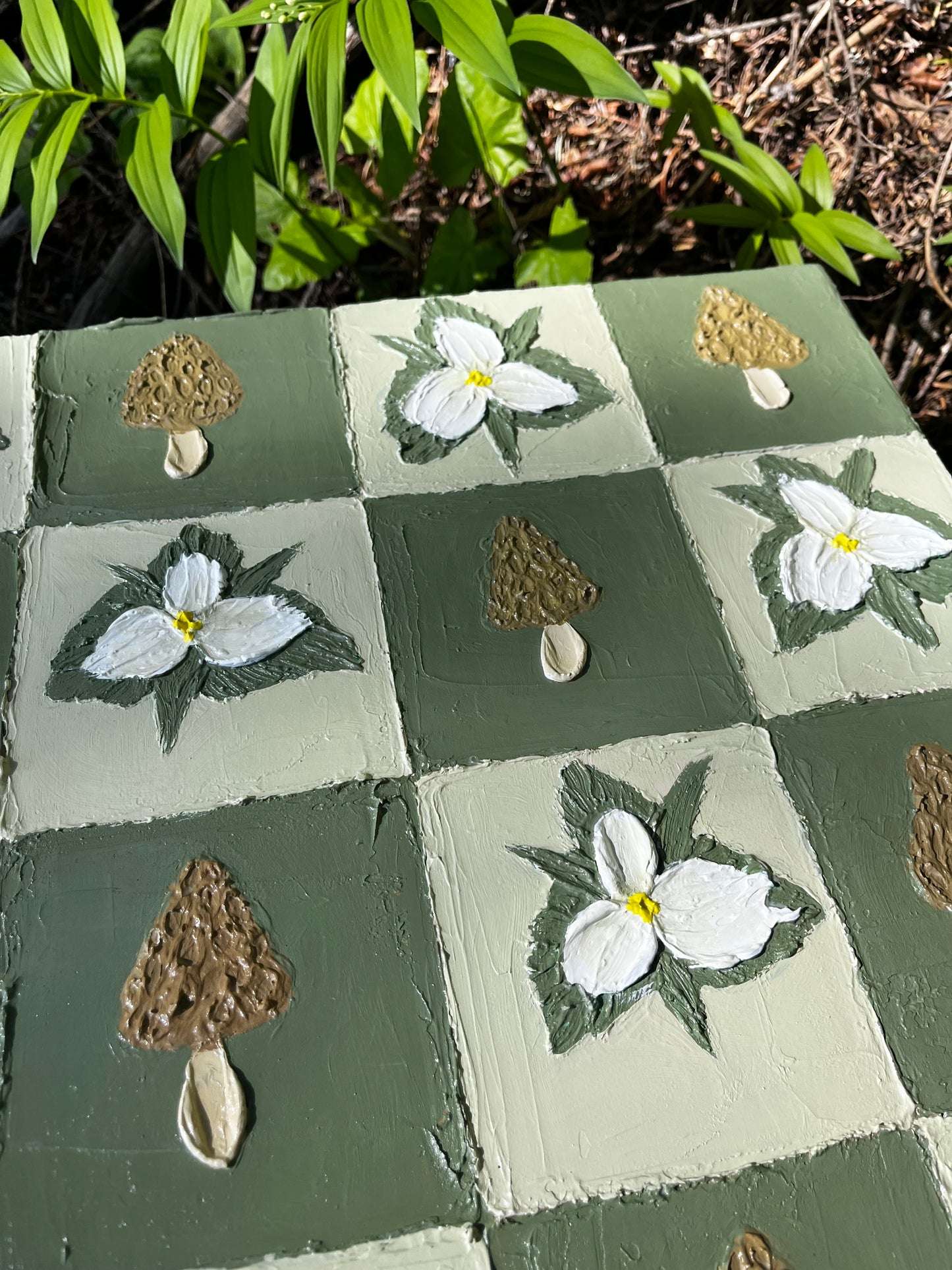 Floral + Fungi: Original Painting