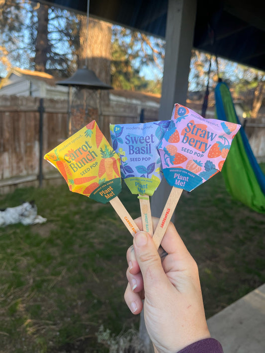 Garden Seed Pop Kits