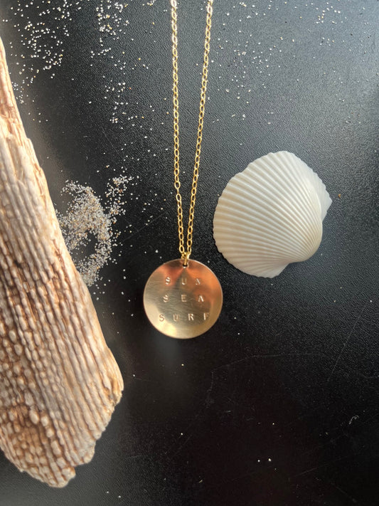 Sun Sea Surf Necklace